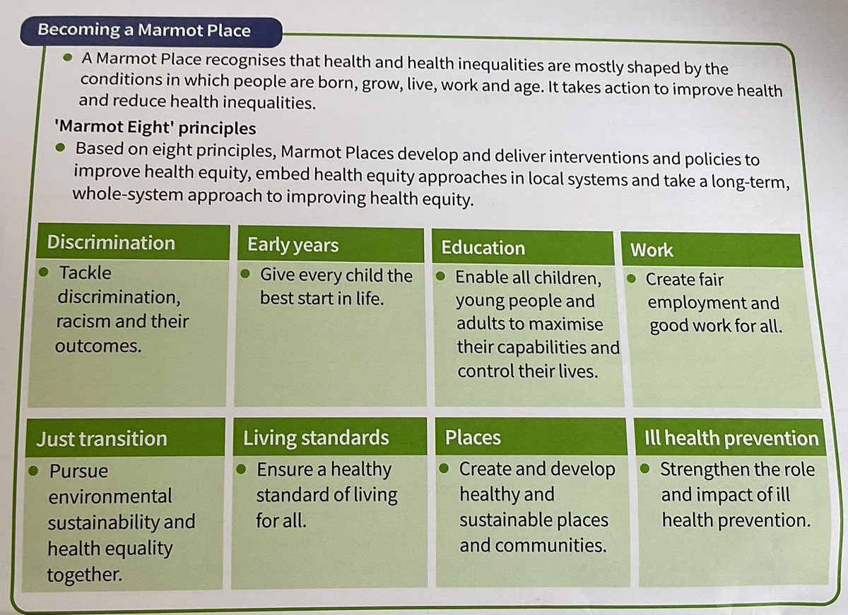 Thanks <a href="/P_H_S_Official/">Public Health Scotland</a> for hosting <a href="/MichaelMarmot/">Sir Michael Marmot</a> discussing how we reduce inequalities in Scotland. In 2013 Coventry became a Marmot City and has seen tangible improvements by adopting the Marmot eight principles. Scotland has made real progress but still much more to do