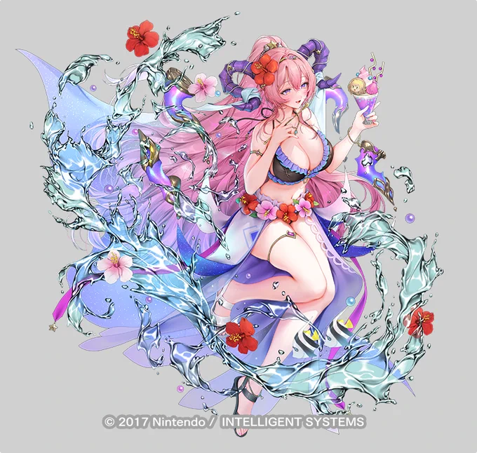 【ファイアーエムブレム ヒーローズ】にて「人の子との夏 ネルトゥス」のイラストを描かせていただきました。どうぞよろしくお願い致します!#FEヒーローズ #ファイアーエムブレム 