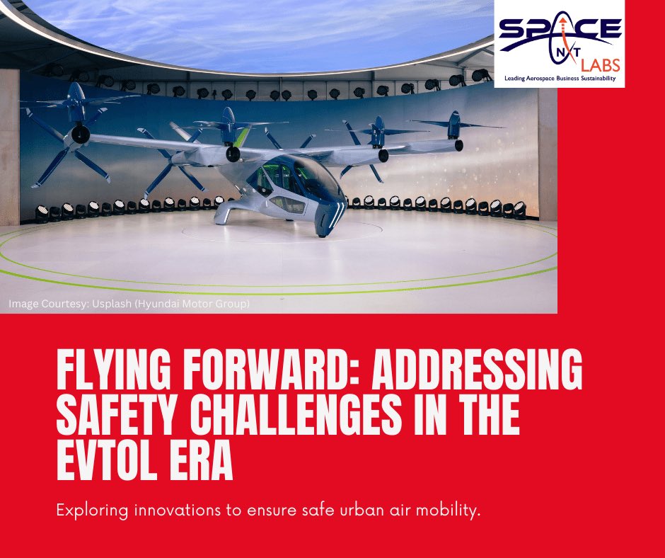 SpacenxtLabs's tweet photo. 🚁✈️ In our latest blog, We explore the challenges faced by electric Vertical Takeoff and Landing (eVTOL) vehicles while recommending the solution 

https://t.co/jjmJRJjF0I

#eVTOL #FutureOfFlight #SafetyFirst #Innovation #AirTravel #ReadMore #spacenxt #spacenxtlabs #airtaxis https://t.co/YTbsnwdHOi