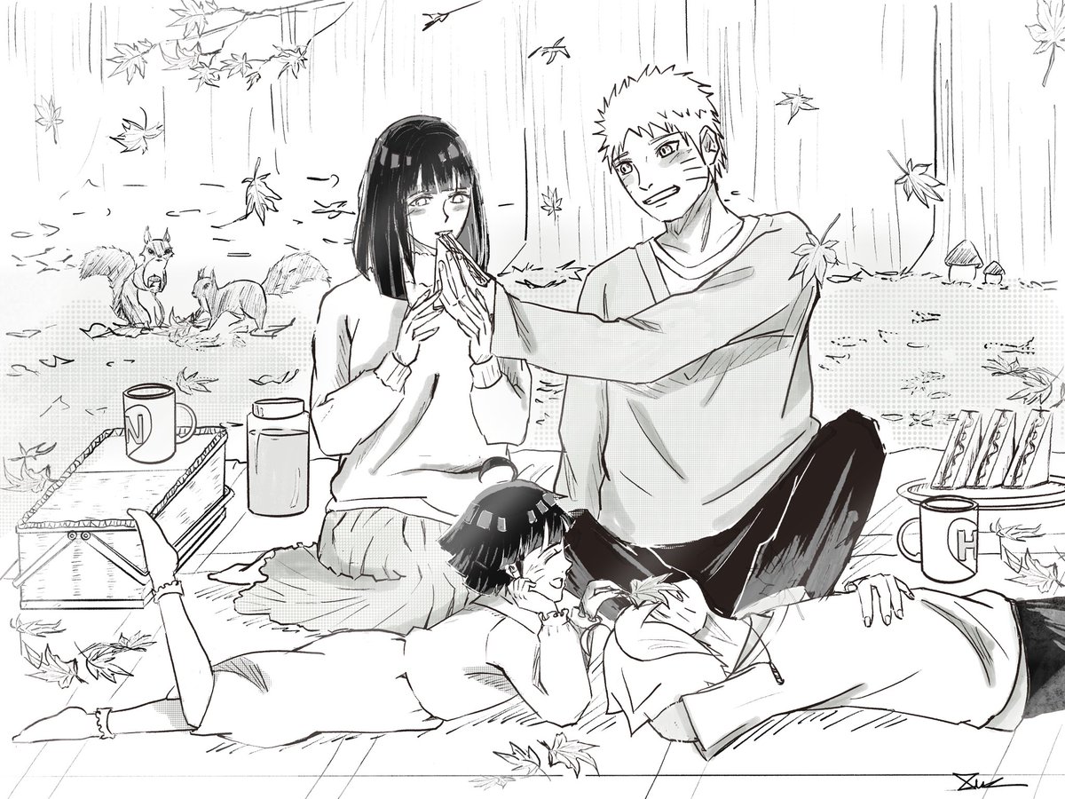 Xuxurian's tweet photo. Picnic with Uzumaki family 🥰

#ナルヒナ #naruhina  #himawari #boruto https://t.co/dhPevPLSbp