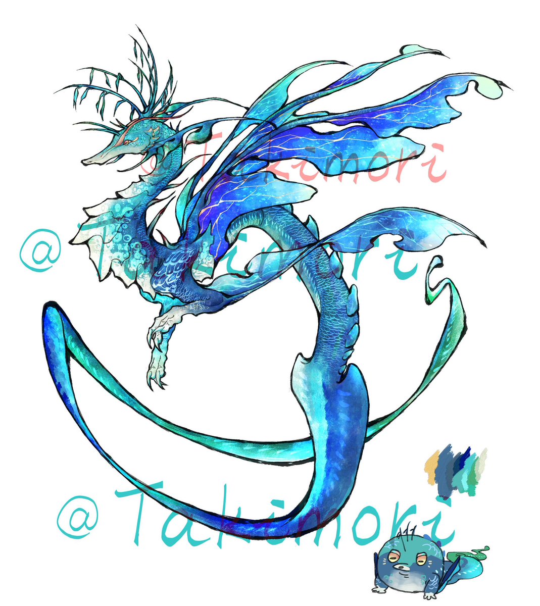 ChinTakimori's tweet photo. Bamboo- Peacock
Have been sold already
#art #drawing #painting #digitalart #original #originalcharacter #digitalpainting #digitallart #絵 #創作 #illustration
#龍 #竜 #dragon #fantasy #creature https://t.co/sIF8dvWEgp