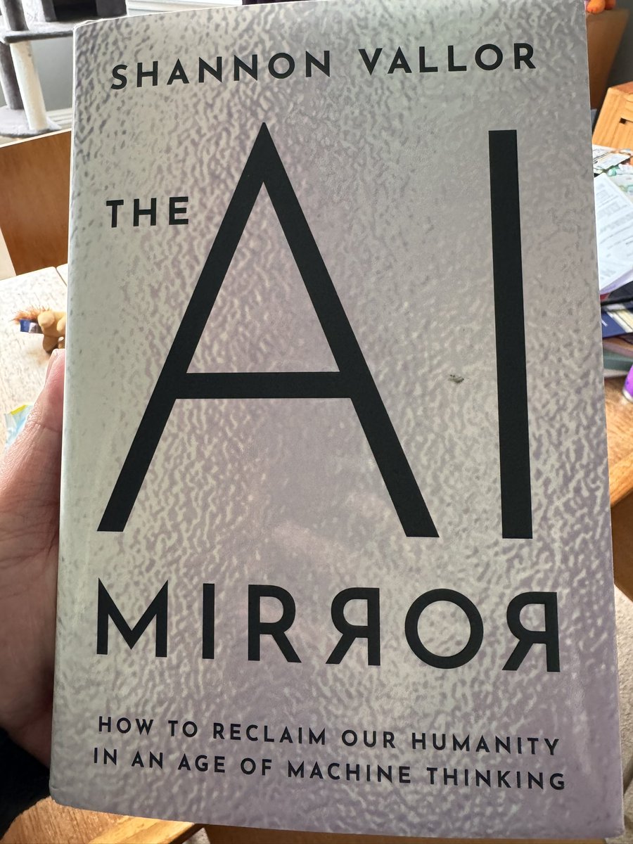 It’s arrived! @ShannonVallor, will need you to sign it for me 😝