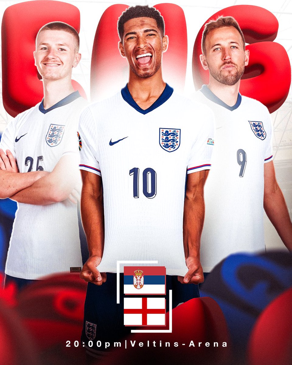 🏴󠁧󠁢󠁥󠁮󠁧󠁿 It’s Matchday 😍

England take on Serbia as we kick off our Euros campaign in Germany! 

Good luck to Rovers academy graduate and fan Adam Wharton, we are all behind you. 💙

#smsport #rovers #euros