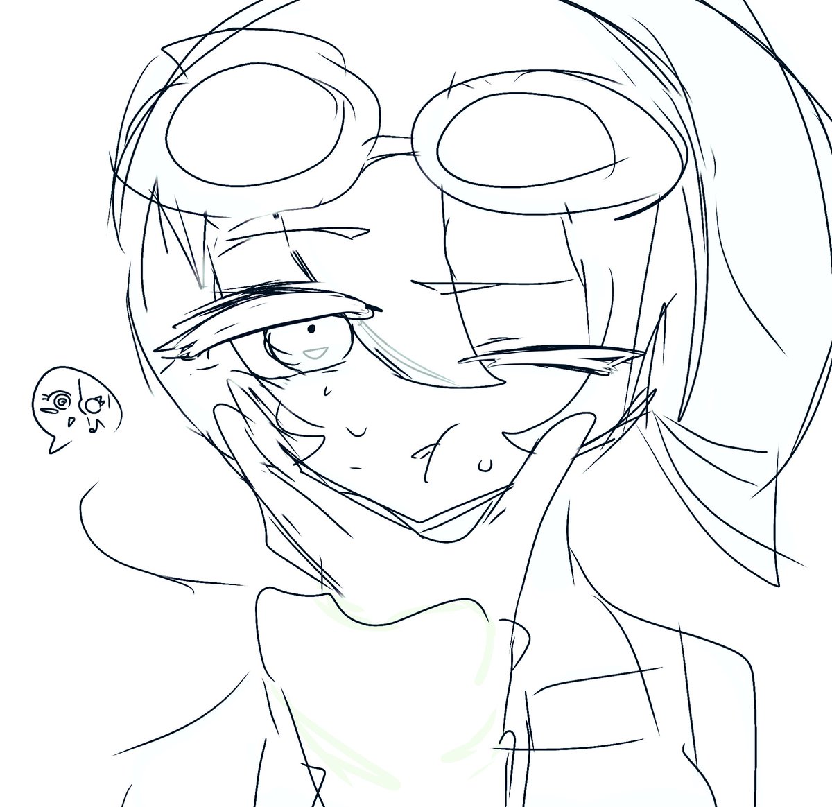 dead_seA_a's tweet photo. キパクロ初描き
（擬人化でごめんね、オブレやってないから解釈違い、あるかも… https://t.co/vwfPn5e3Lb