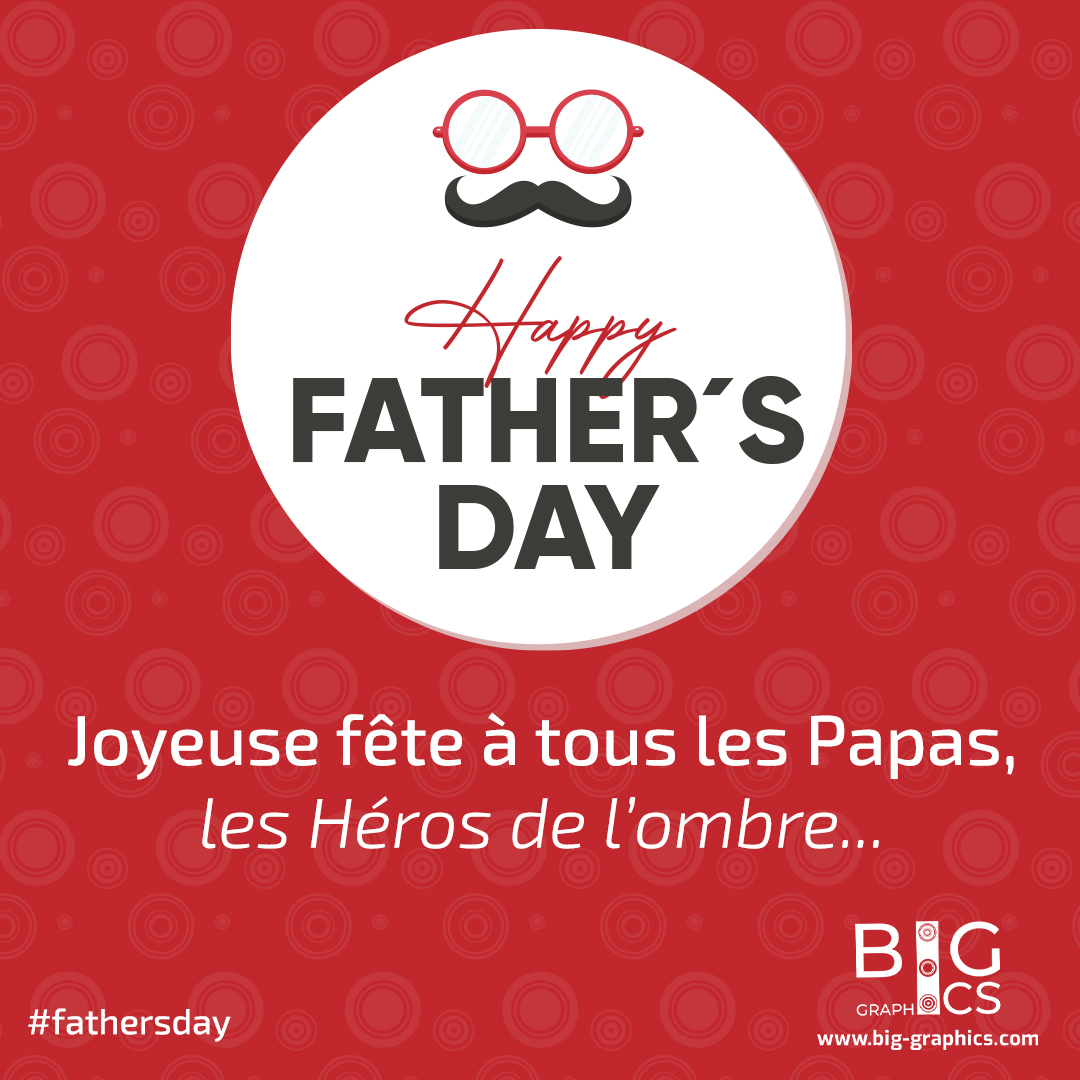 biggraphicscm's tweet photo. Joyeuse fête à tous les papas👔 , ces héros de l'ombre
___

Happy Father's Day to all dads 👔, those heroes behind the scenes!

#happyfathersday https://t.co/GF7sf9Ds8X