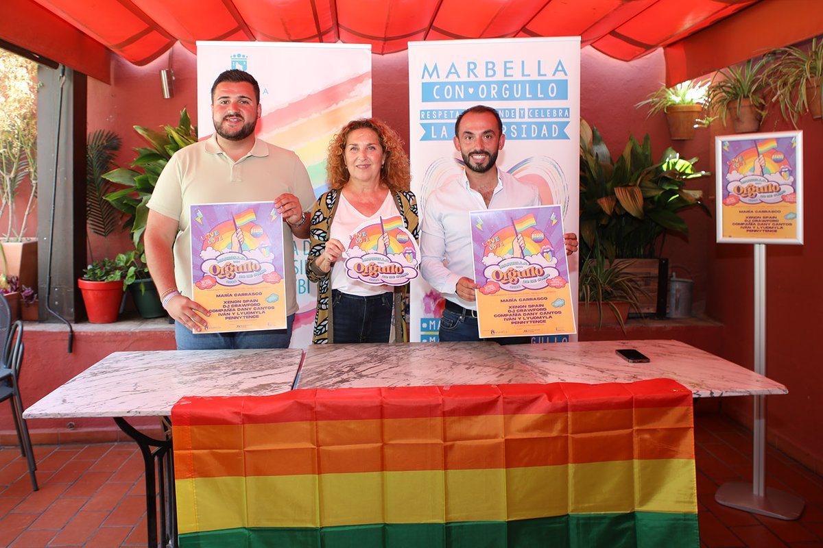 Ayto_Marbella's tweet photo. 🏳️‍🌈 #Recordamos que #Marbella celebrará el 28 de junio el día del Orgullo LGTBI con un evento en la glorieta de La Fontanilla que contará con talleres, actuaciones musicales y la lectura del manifiesto a cargo de María Carrasco

🔗 https://t.co/antF5U4SaC

#Marbella https://t.co/GHblRH5Rel
