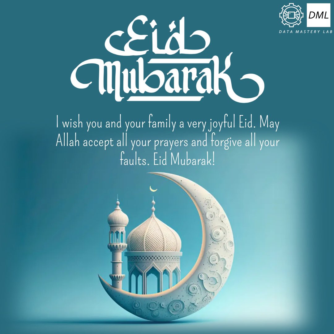 datamasterylab's tweet photo. Eid Mubarak ❤️

From all of us at Data Mastery Lab, we wish you a joyful Eid. 🎉 https://t.co/FdqtVsGY3e