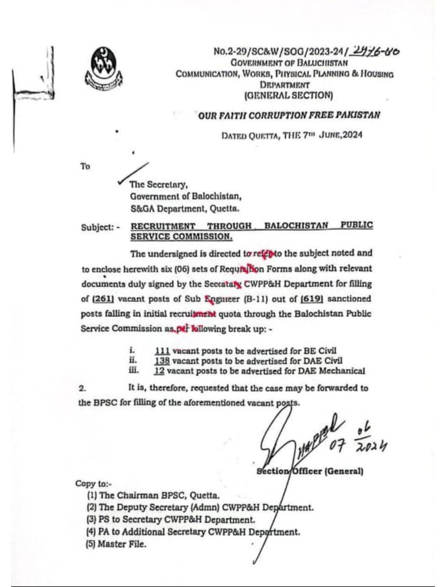 ZahoorBuledi's tweet photo. “Kudos to CM @PakSarfrazbugti, Minister @SaleemKhosa, & Secy @LalJanJaffar for sending Sub Engineer vacancies to #BPSC, ensuring #transparency & #meritocracy! Our qualified youth deserves merit-based jobs! #YouthEmployment #MeritBasedAppointments" https://t.co/hxslXwNVkG