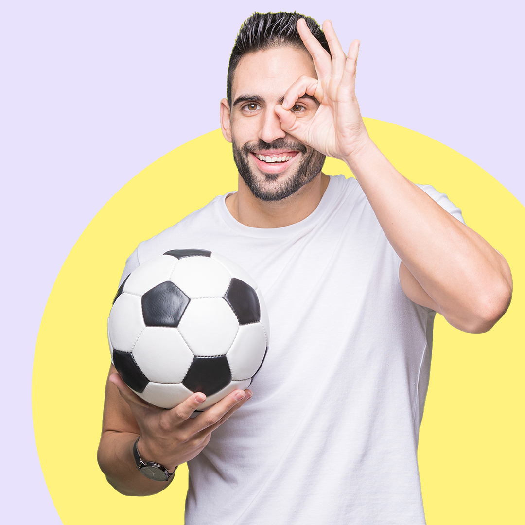 Lenstore's tweet image. Kick off ⚽ Lenses on. See all the on-the-pitch action in comfortable contact lenses. lenstore.co.uk #lenstore #contactlenses #euro2024