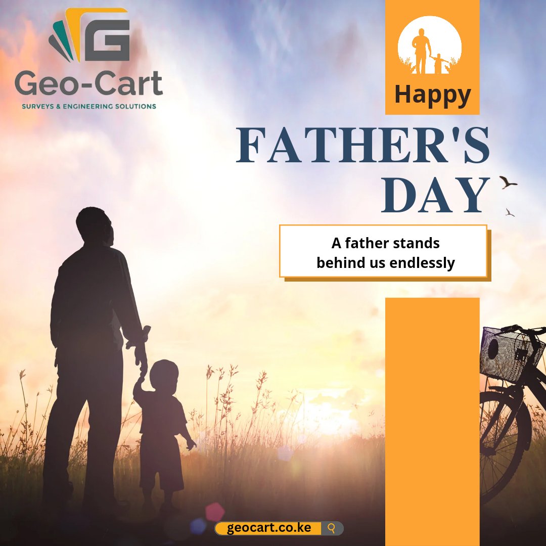 Geocartsurveys's tweet photo. Happy Father’s Day! Thank you for being our everyday heroes.
#HappyFathersDay #GeoCart https://t.co/Q1hLo5Gmgy