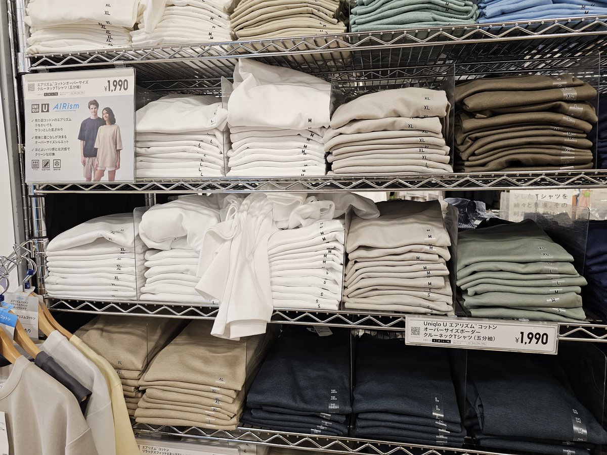 417solo_camp's tweet photo. エアリズム系や肌着・靴下も更新や買い足し。 https://t.co/odm28XHIt2