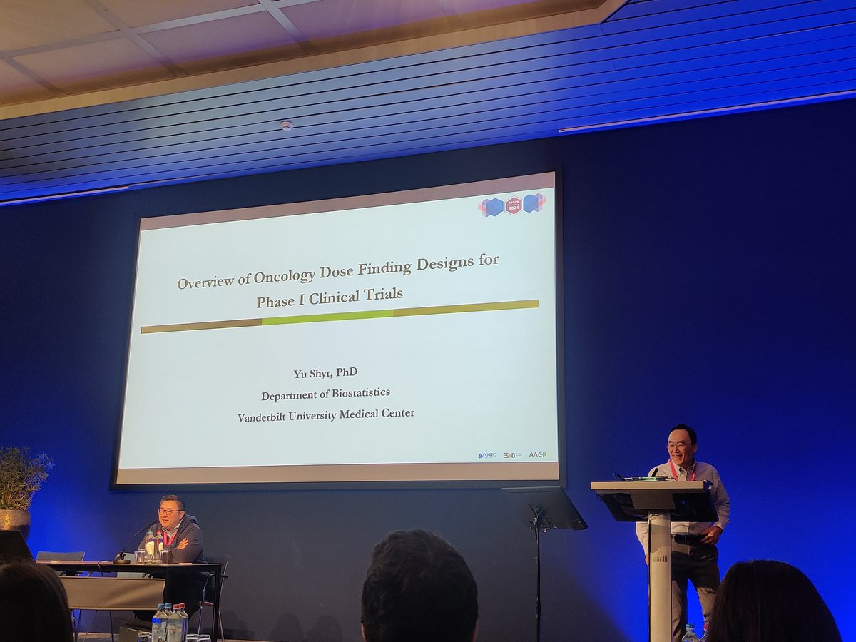 DrMirallas's tweet image. #MCCRworkshop 
📈 Great lecture on Phase I #trials design
🗣️ Yu Shyr
🪑Dr. Yap @MDAndersonNews
 @EORTC @myESMO @AACR @_SEOM