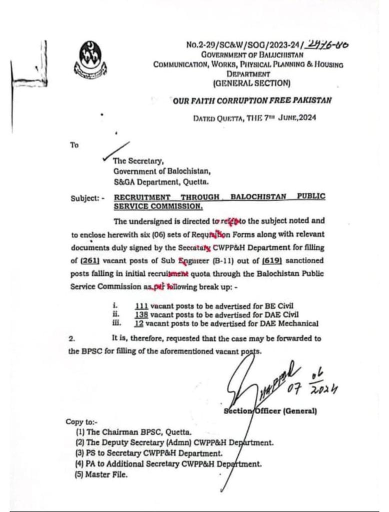 ZahoorBuledi's tweet photo. “Kudos to CM @PakSarfrazbugti, Minister @SaleemKhosa, & Secy @LalJanJaffar for sending Sub Engineer vacancies to #BPSC, ensuring #transparency & #meritocracy! Our qualified youth deserves merit-based jobs! #YouthEmployment #MeritBasedAppointments" https://t.co/Y1H1NrsmCu