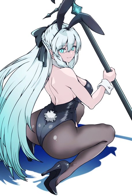 暑い日は涼しくバニーで、なモルガン陛下   #FGO 