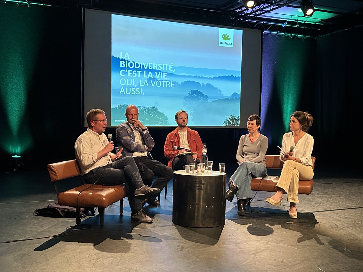 Débat post-électoral ⁦<a href="/natagora/">Natagora</a>⁩. Merci à ⁦@Gwengrovonius⁩ ⁦<a href="/DESQUESNESF/">DESQUESNES François</a>⁩ pour leurs interventions constructives au nom du ⁦<a href="/PSofficiel/">Parti Socialiste</a>⁩ et ⁦<a href="/LesEngages_be/">Les Engagés.be - Mouvement participatif</a>⁩ Merci aussi à Philippe Funcken ⁦@GaetanSeny⁩ et Virginie Hess, ‘raconteuse de nature’.