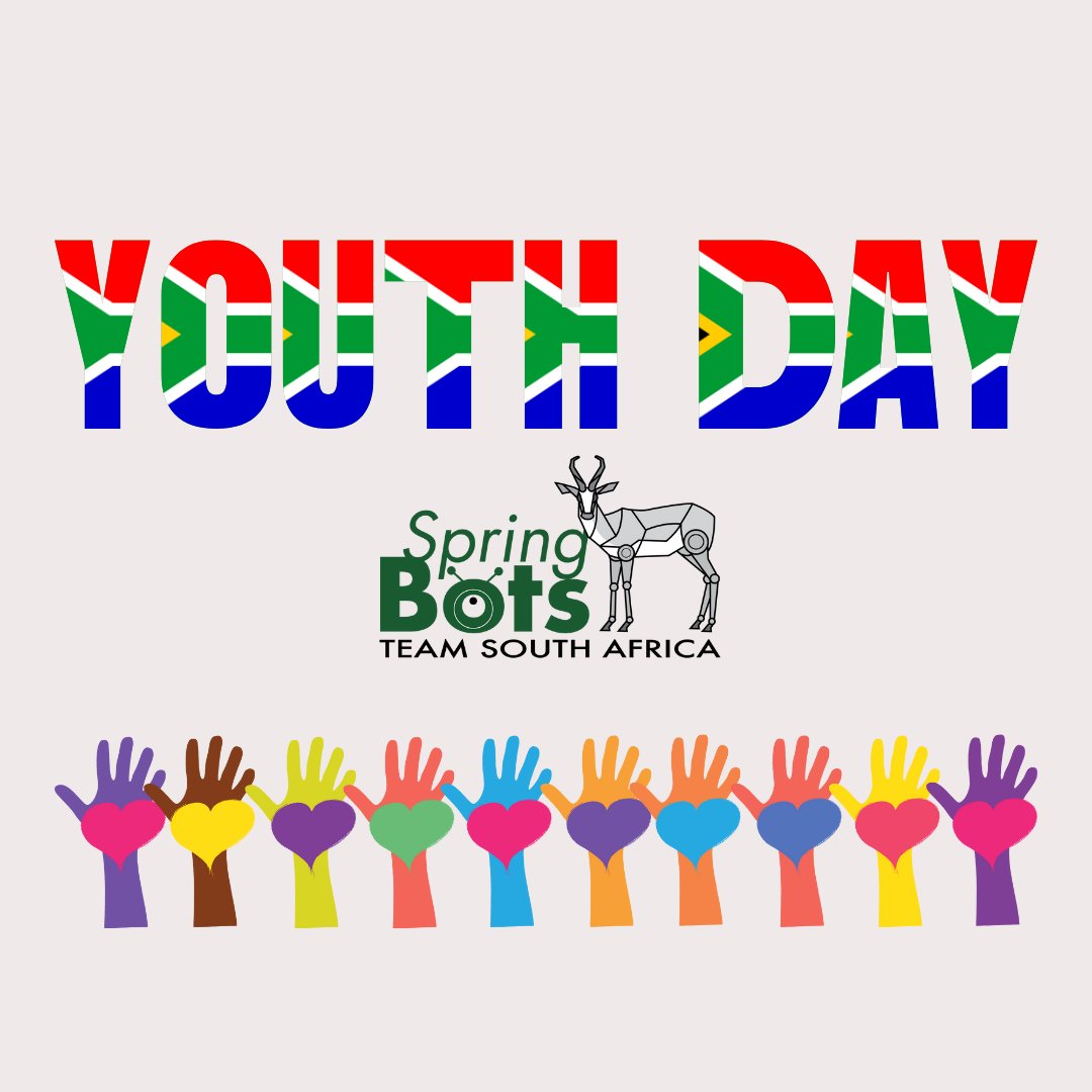 SpringbotsSA's tweet photo. 🌟Happy Youth Day, South Africa!🌟Today, we honour the bravery &amp; sacrifice of the youth who stood up for their rights on June 16, 1976. Their courage and determination paved the way for the freedoms we enjoy today. #YouthDay #SouthAfrica #EmpowerYouth #Remembering76 @F1RSTglobal https://t.co/f6fKeCXwxv