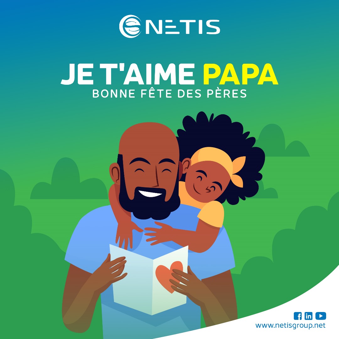 NetisMarketing's tweet photo. 🟨🟩🟦 À tous nos héros, nous vous souhaitons une bonne fête des Pères.

#NETIS https://t.co/uyeX9OloDP