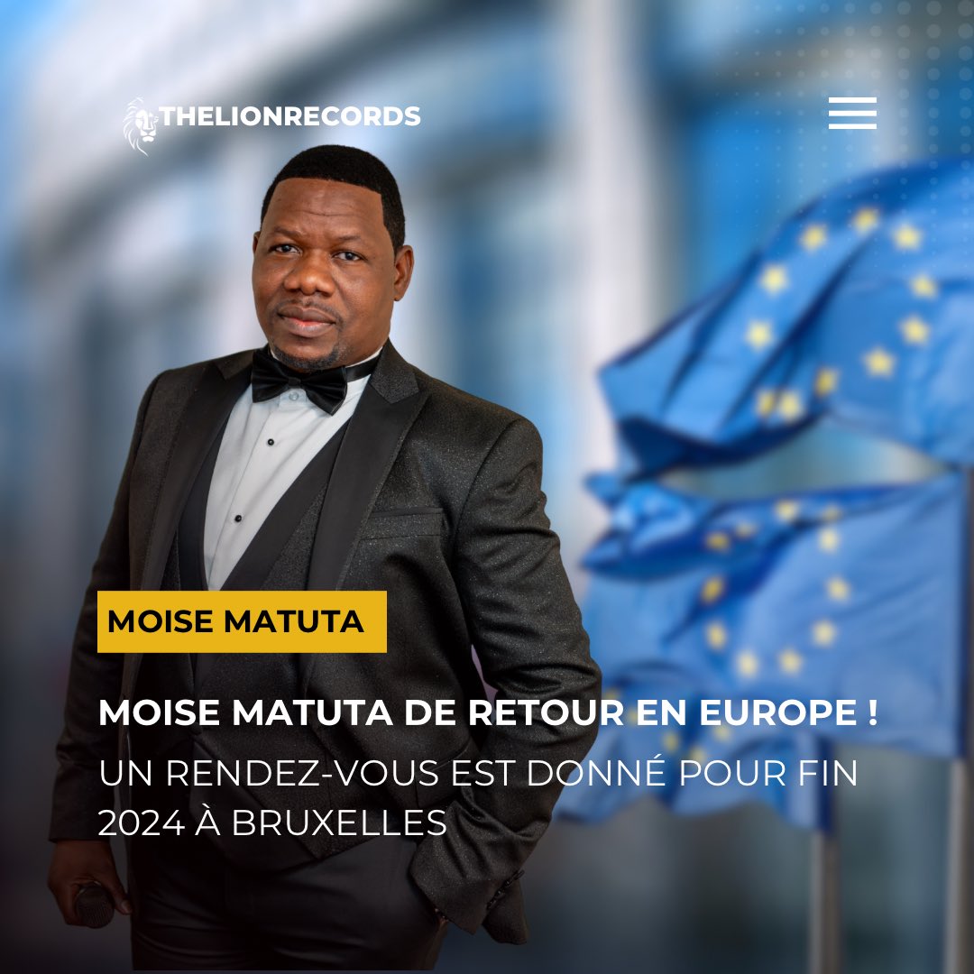 Nous avons une bonne nouvelle pour vous, l’artiste Moise Matuta est de retour en Europe ! 

🔥 un rendez-vous est donné pour fin 2024 à Bruxelles ✨