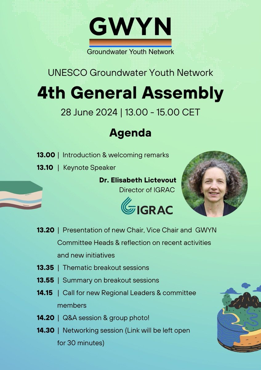 The wait is OVER !
The UNESCO GWYN will host its 4th General Assembly on Friday, 28th June 2024, at 13:00 - 15:00 CET.

Let’s come together, reflect on the good work we have done so far, and discuss our future initiatives.
Register with QR code OR here >> bit.ly/45hJqlv