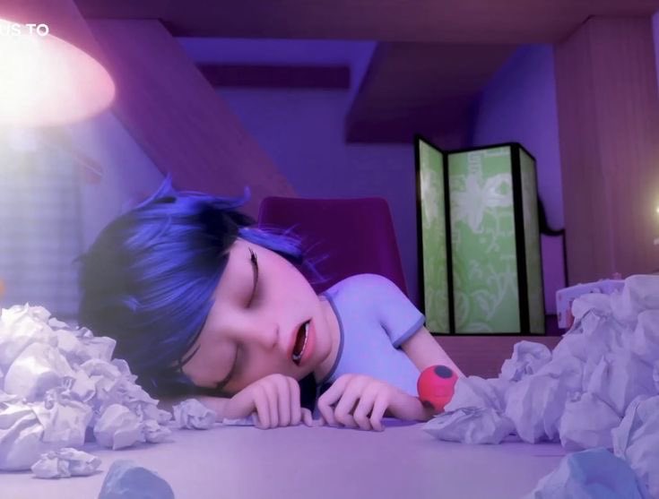 시험기간 나애 모습: