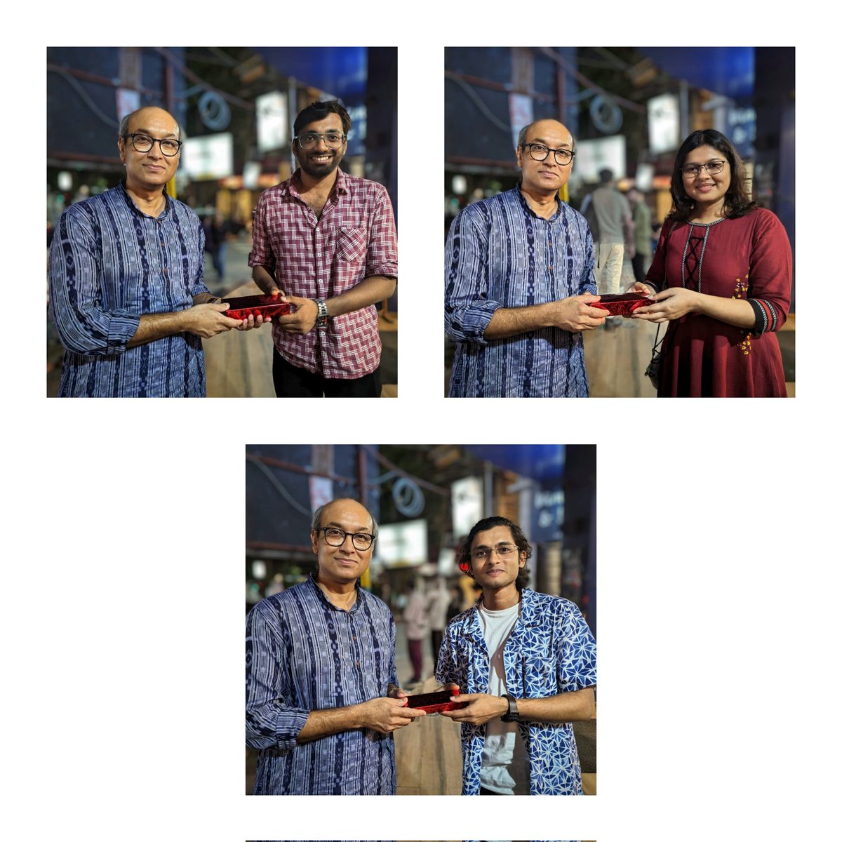 SpinLab_IISERK's tweet image. Celebrating at Peter cat! Honoring Spin lab&apos;s three brilliant graduates: 2 PhDs and 1 Master&apos;s. Thanks to Prof. Rangeet Bhattacharyya for the thoughtful pen gifts. Here&apos;s to new journeys and many more successes! #graduation #phd #masters #celebration