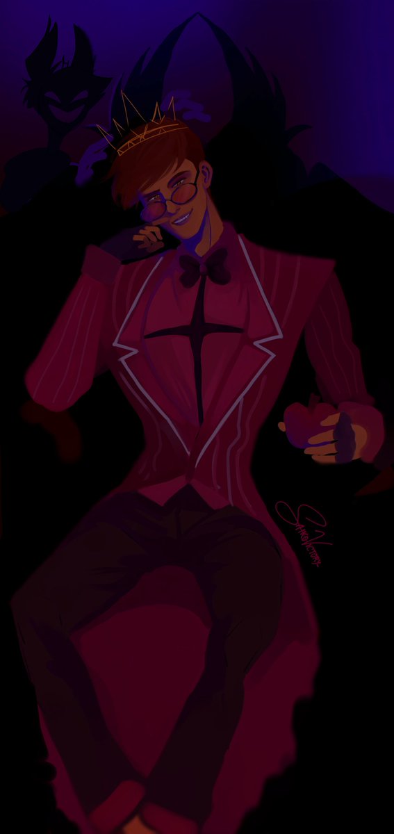 SaikoVictory's tweet photo. Damas y caballeros les presento al guapísimo, sabrosisimo, Inigualable, Alastor!!! ✨🔥📻  #Alastor #HAZBINHOTEL #HAZBINHOTELALASTOR https://t.co/ZSP4aZVwwW