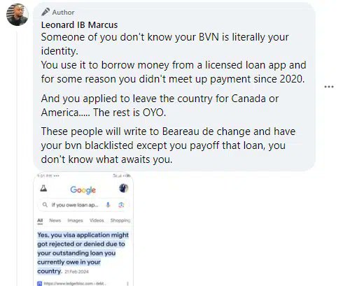 yabaleftonline's tweet photo. Man allegedly denied Visa for owing loan app N5K https://t.co/uJ5ybpAkKa