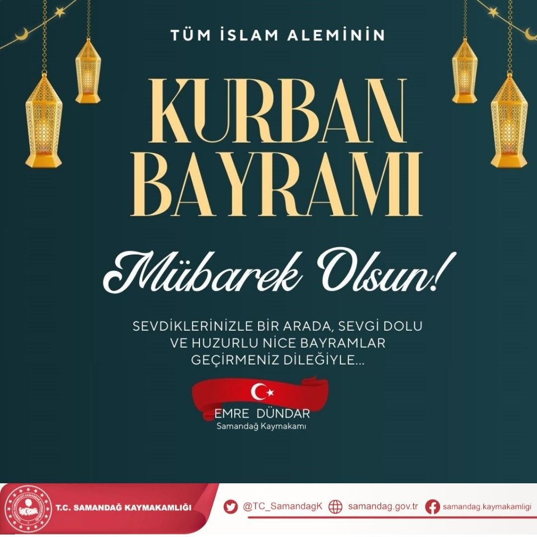 Kurban Bayramımız Mübarek Olsun.