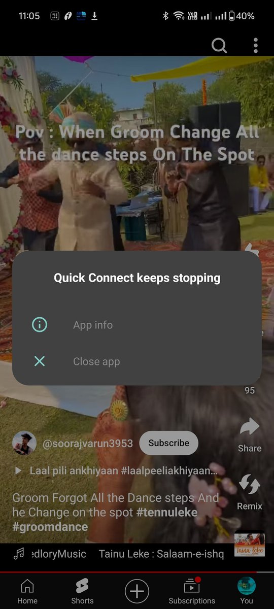 Manish_Raazzz's tweet photo. This quick connect pop up keeps appearing even when everything is disabled for this app. Please help what to do with this??? https://t.co/o0efT8Yhkj