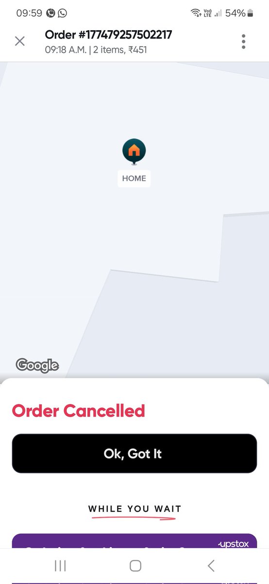 anu_kn's tweet photo. @Swiggy @SwiggyCares He informed very casually like the Restaurant people that either replace or cancel.  What is the fate of s hungry customer. If this was communicated earlier would have helped. No part cancellation also. #patheticswiggyservice https://t.co/b9HeEflgVg