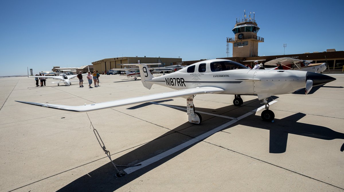 ShorealoneFilms's tweet photo. (1) Photos from today’s Plane Crazy Saturday / Dick Rutan Memorial @ #MHV. Included a missing man fly-over honoring Dick Rutan. #DickRutan #Scaled #Voyager #AvGeek 06-15-24 https://t.co/hA9918UH3P