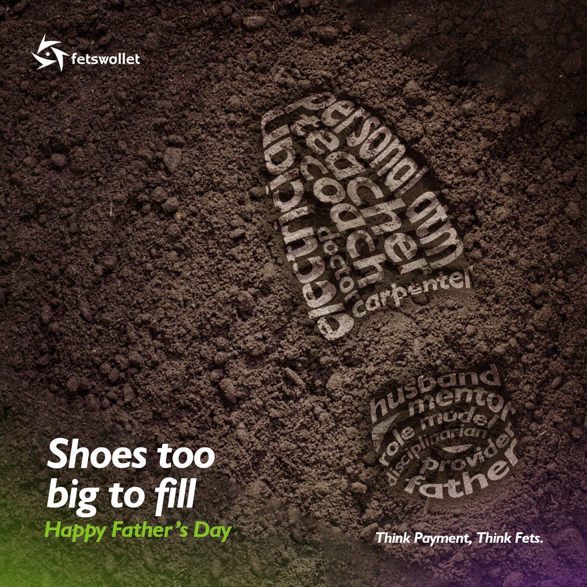 fetswallet's tweet photo. Celebrating the dads who wear many hats and fill even bigger shoes.
Happy Father's Day! #FathersDay #ThinkPaymentThinkFets https://t.co/DWxyi3KTKK