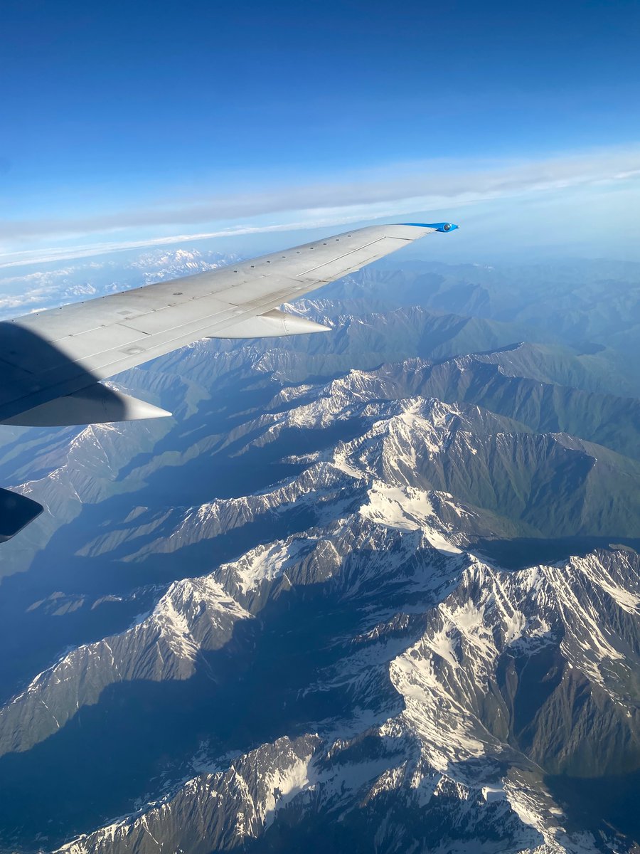 GK_Finland's tweet photo. Flying over Caucasian mountings on the way to Yerevan. Nice view on Ararat at the approach. https://t.co/z6gsKoDYAs