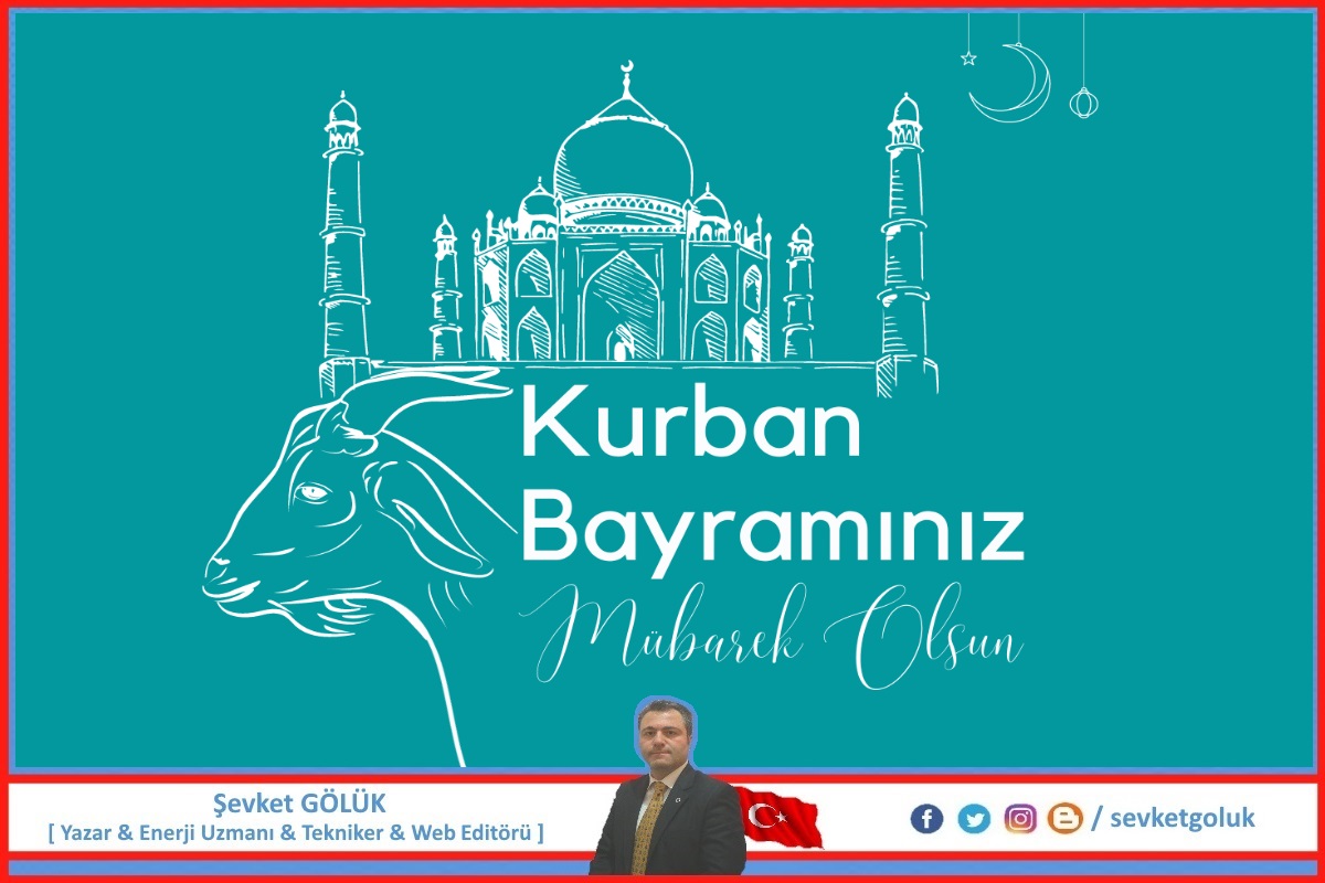 Kurban Bayramınız Mübarek Olsun,
Sağlık ve Huzurla Mutlu Bayramlar :)

#sevketgoluk 
#Tekniker #Yazar 
#Türkiye 
#KurbanBayramı #MutluBayramlar
#KurbanBayramımızMübarekOlsun