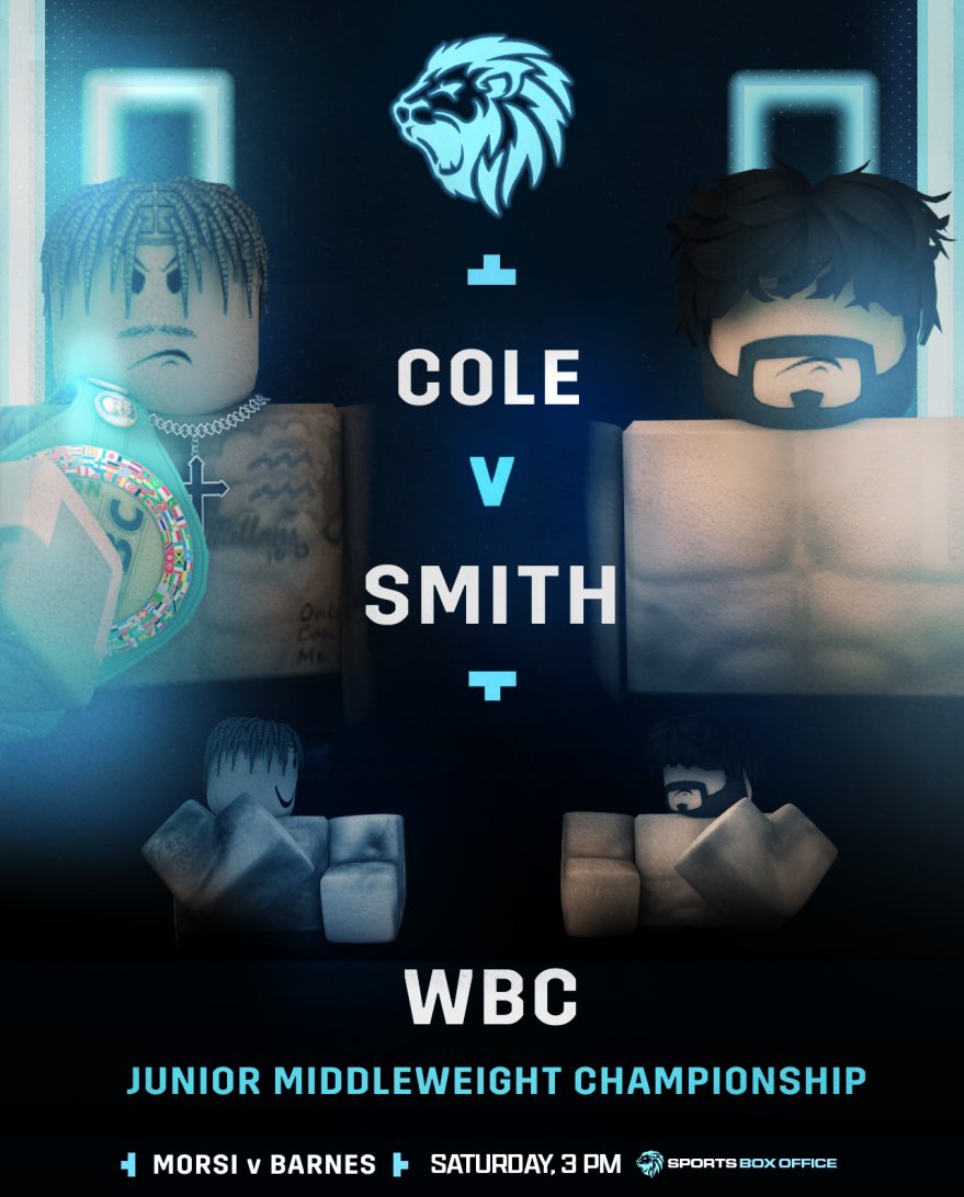 MBonRBXSports's tweet photo. Onwards to #PBC302! π¨
π₯ Jayden Cole Vs Pruett Smith has just been added to the #MorsiBarnes undercard!
#ColeSmith | @OfficialPBC_ https://t.co/OQYrlWepsB