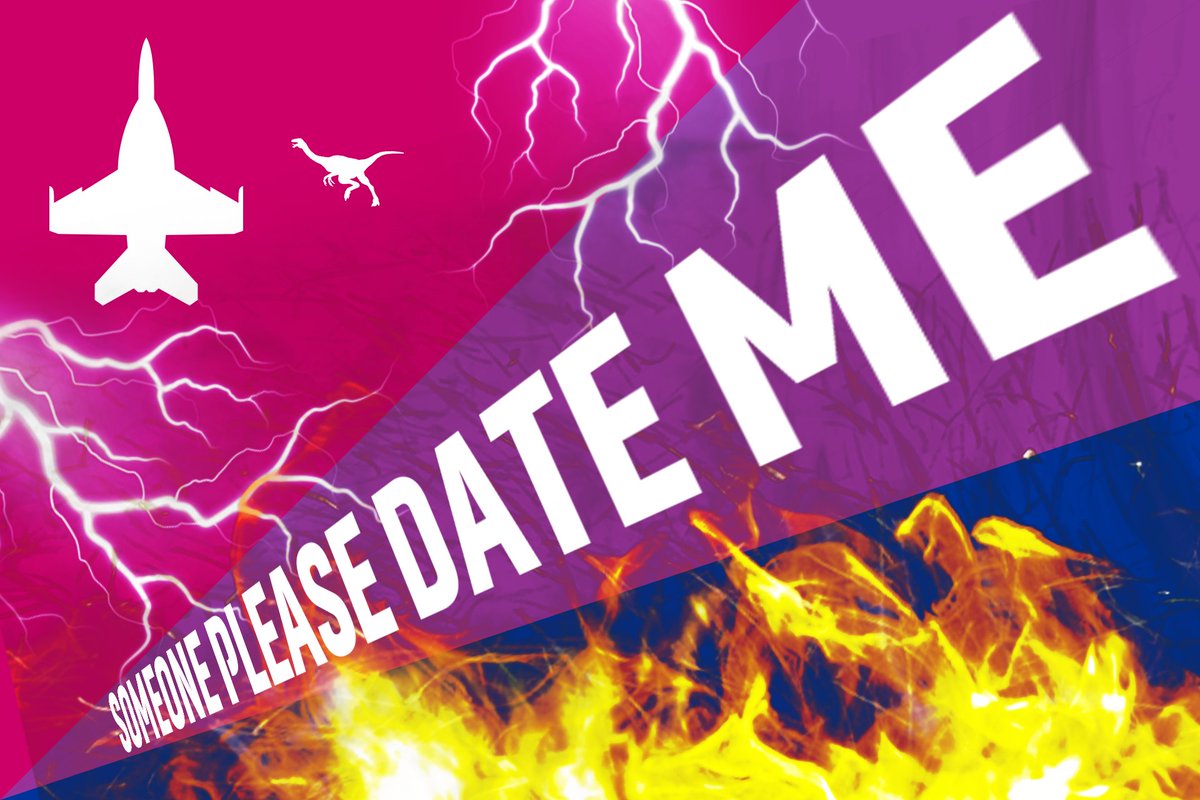 I hate how lame normal pride flags look so here's my take on an aggressive bi flag

(Multirole fighters are bi coded)