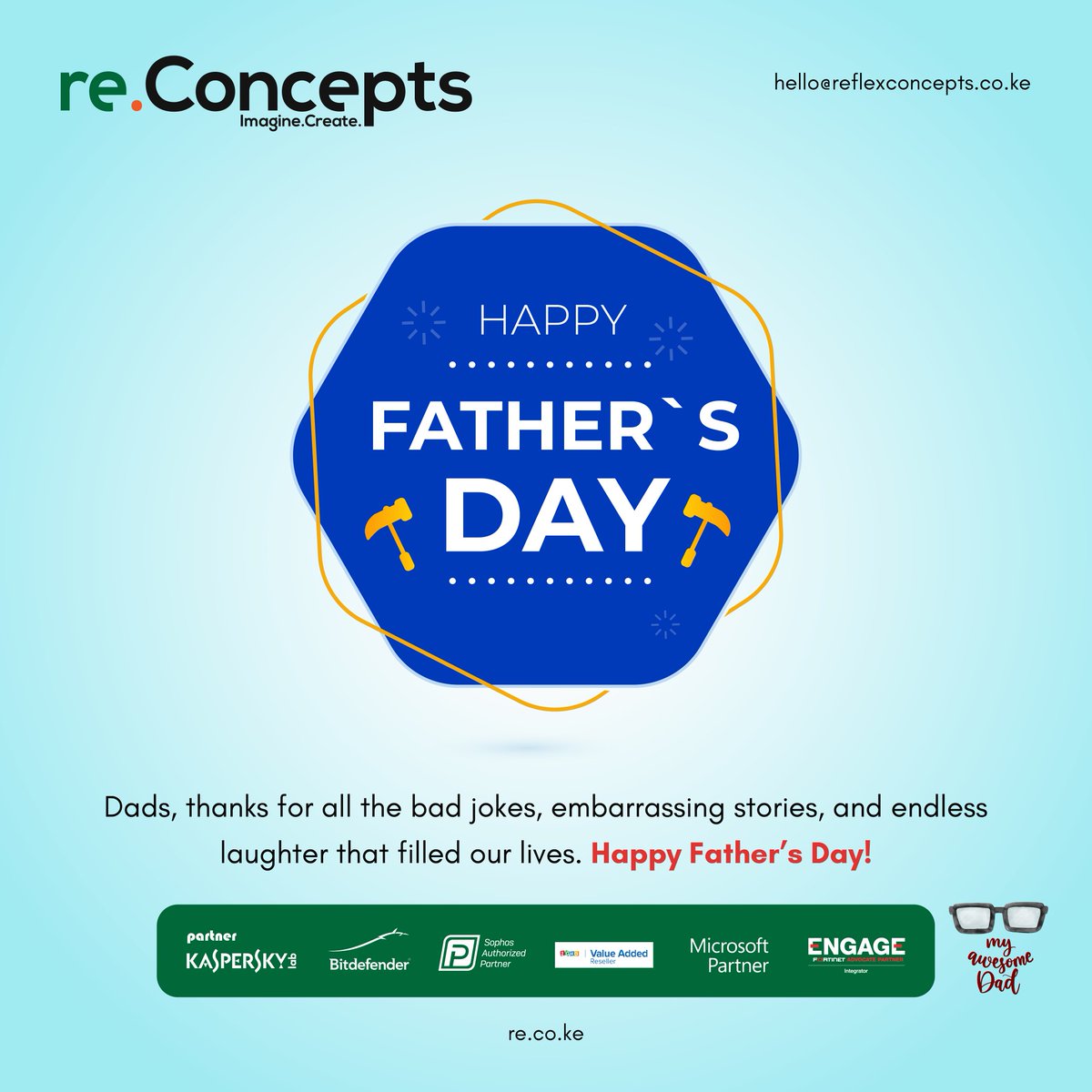 ReConcepts_KE's tweet photo. Happy Father's Day!
#fathersday #dad #unconditionallove #family #support https://t.co/rykkjHp4Ku