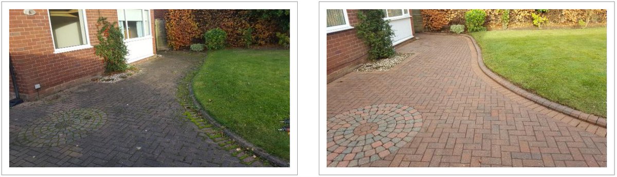 PRESSURE WASHING SERVICE FOR :-  DRIVEWAYS,PATIOS ,WALLS,PATHS &amp; MORE.  

Transform the appearance of your property. 

 We cover Chester &amp;  area.
 
 ExteriorReFresh.co.uk  

 Telephone : 07727 261690 : 01244 795627  
#PatioCleaning #DrivewayCleaning #PressureWashing #Cleaning