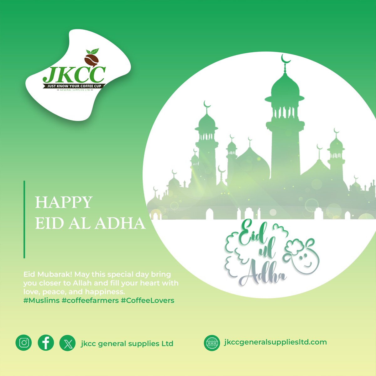 Eid Mubarak! May this special day bring you closer to Allah and fill your heart with love, peace, and happiness.
#Moslims #EID2025 #coffee #coffeefarmers