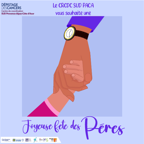Le CRCDC SUD PACA
vous souhaite une belle journée,
et une belle fête à tous les 💙papas💙