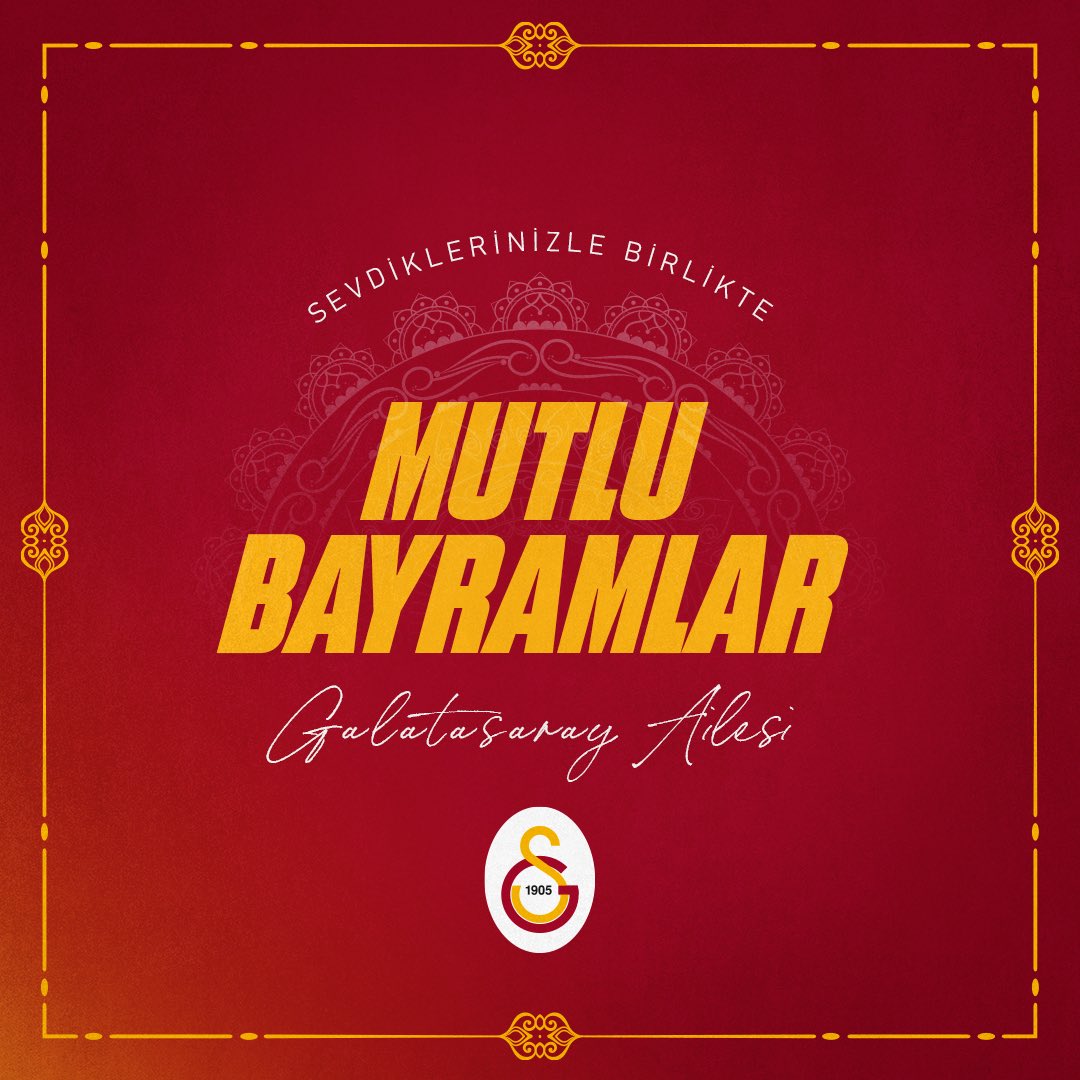 Büyük Galatasaray Taraftarı!

Başarılarla dolu bir sezonu geride bıraktık. Cumhuriyetin ilk yüzyılını kupalarla kapattığımız gibi yeni yüzyılını da yine kupalarla karşıladık. Nice güzel günlere! Kurban Bayramınız kutlu, güzel kalbiniz daima umutla dolu olsun.
