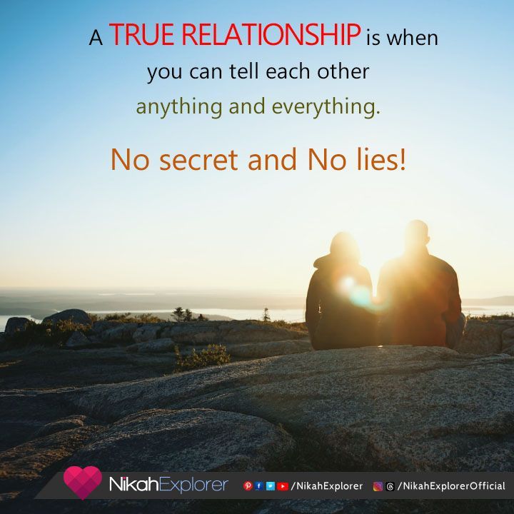 NikahExplorer's tweet photo. A true relationship is when you can tell each other anything and everything. No secret and No lies! 

Create a profile to find your ideal match.
Register Now: https://t.co/i0kiTTPmei

#Nikah #SingleMuslim #NikahWebsite #Shadi https://t.co/PsudcozaqG