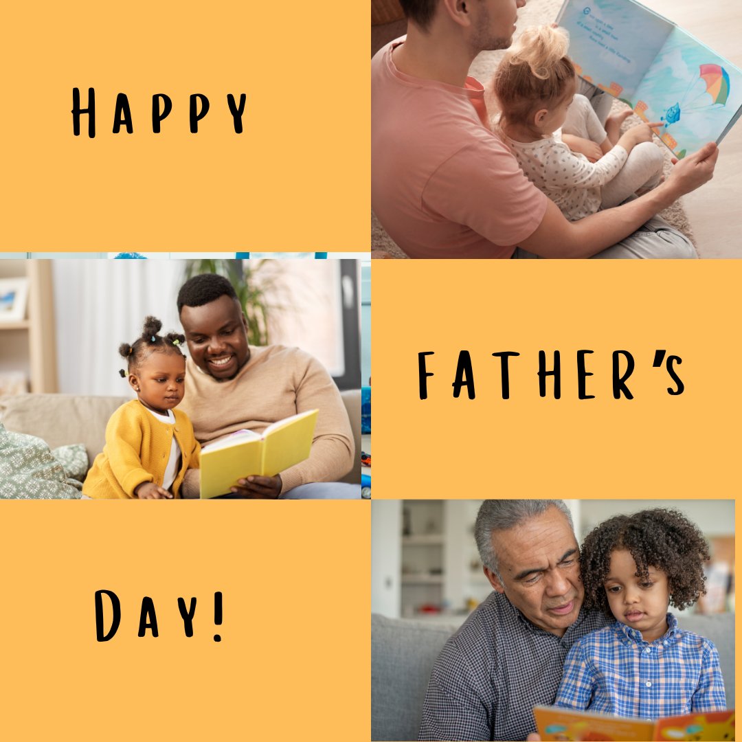Celebrating all the dads who make storytime special! 📚 Thanks for sharing the magic of reading with your kids this #FathersDay and every day. You're making memories one page at a time! 👨‍👧‍👦💫 #DadsWhoRead #Fathersday2024 #readingwithdad