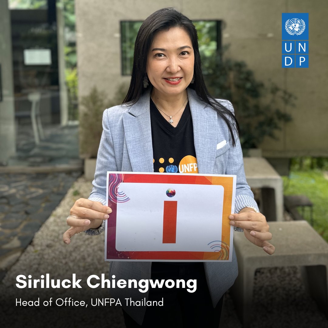 UNDPThailand's tweet photo. 🌈To celebrate #PrideMonth this year, let’s embrace “I” for #Intersectionality.
“Social Inclusion to me is a fair society that includes population of all genders, ages and groups.”, Siriluck Chiengwong, Head of Office, @Unfpa_Thailand 💯
Stay tuned with #InclusioninMotion 🏳️🌈✨ https://t.co/pDTV8RGVa7