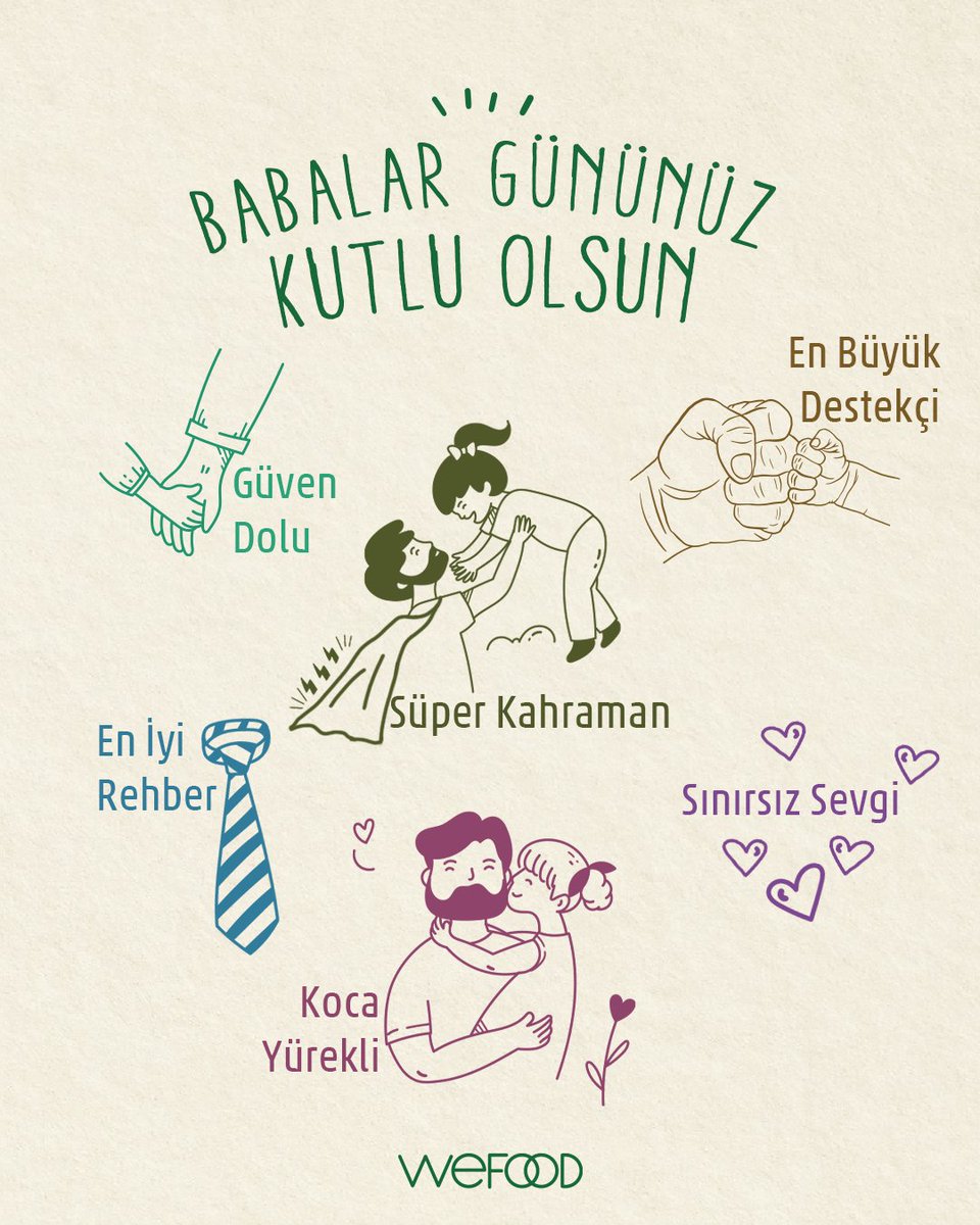 Her zaman bizim yanımızda olan, destekleyen babalarımızın Babalar Günü kutlu olsun!
#BabalarGünü