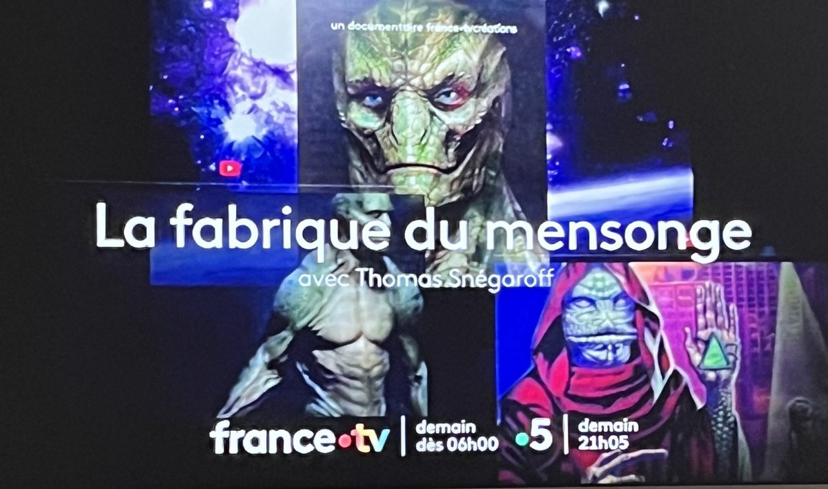 #FabriqueduMensonge: l'espace, cet autre objet de la compétition entre puissances et des fantasmes les plus échevelés. Ce soir un nouveau volet de "La Fabrique du Mensonge" sur France 5 à 21.05. (avec mon intervention sur les évolutions de la Russie en la matière)