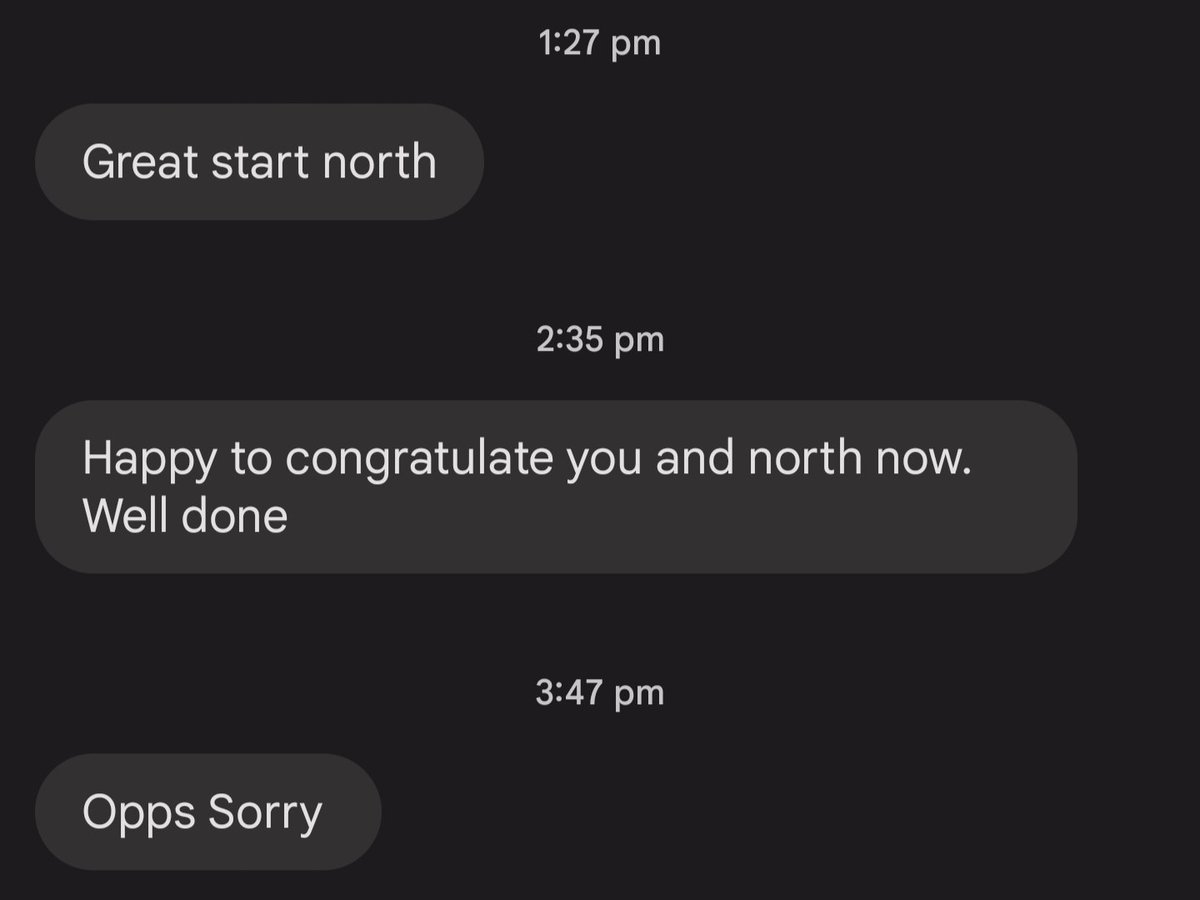 Texts from Dad (Collingwood supporter). Classic