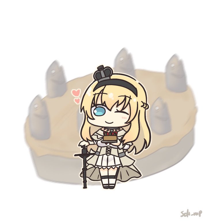 ウォースパイト(艦隊これくしょん) 「おっといけねぇこいつを忘れてた() 」|花梨(かりん)。@仕事と原稿中のイラスト