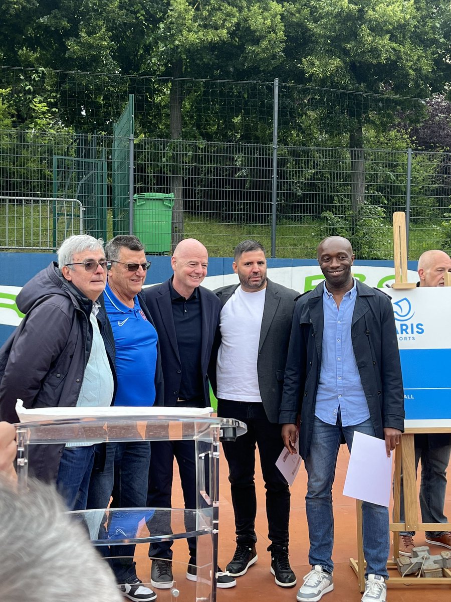 Inauguration du stade Pelé en présence de Mr Gianni Infantino, président de la FIFA.