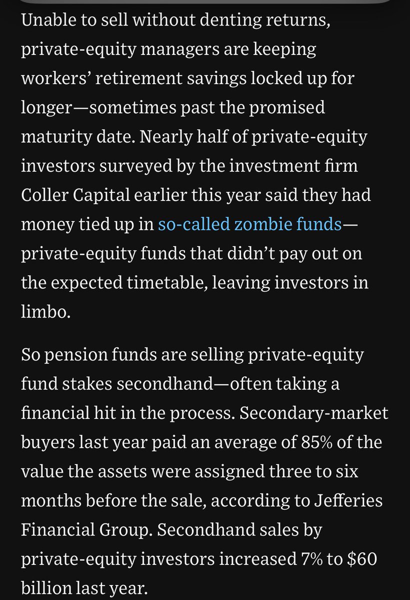 elerianm's tweet photo. … and these are from the article, “Pensions Piled Into Private Equity. Now They Can’t Get Out: Retirement funds seek cash while money languishes in zombie investments.”

@wsj #markets #economy #investing #investors https://t.co/unc65eeK0Z